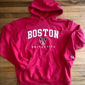 M Boston University Champion Hoodie Embroidered